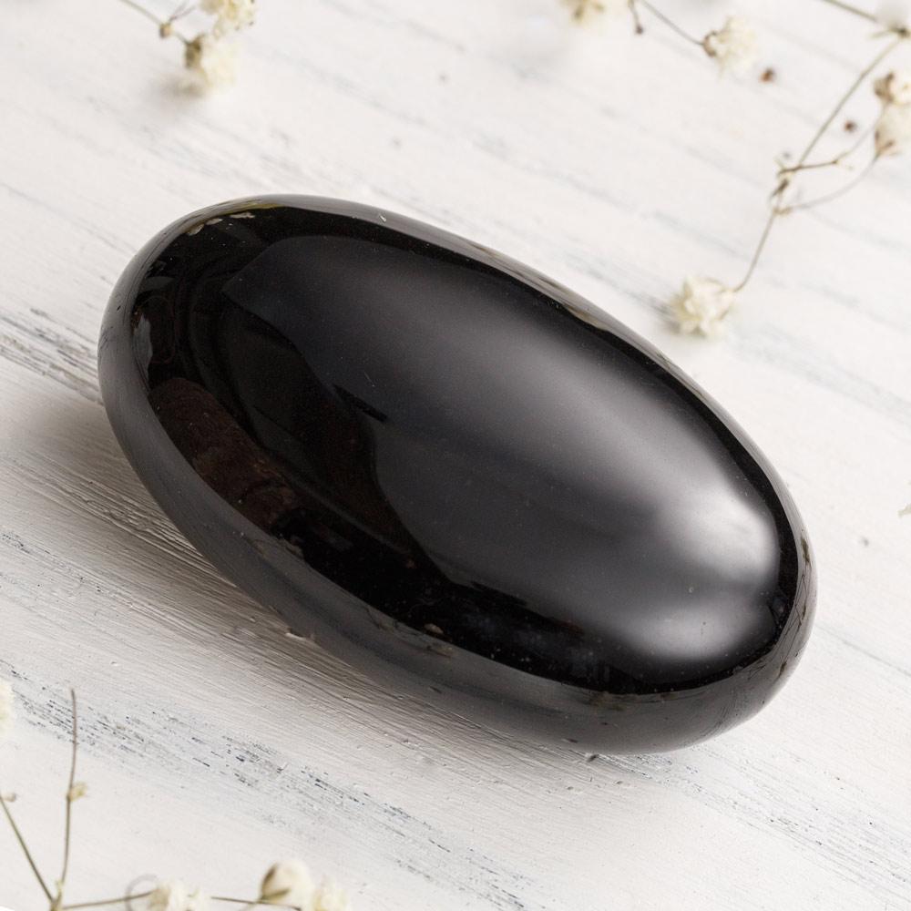 Black Obsidian Worry Stone