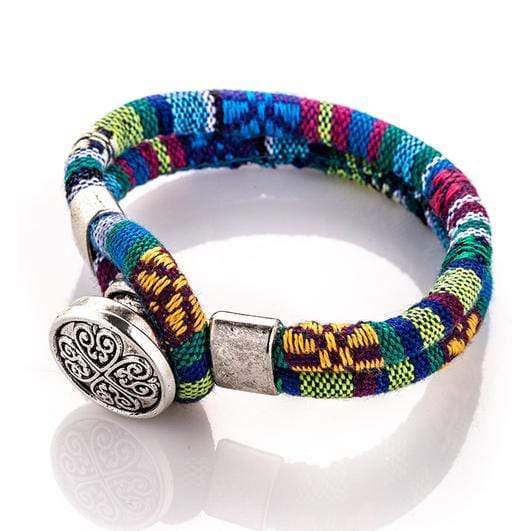 Boho Flower Charm Bracelet