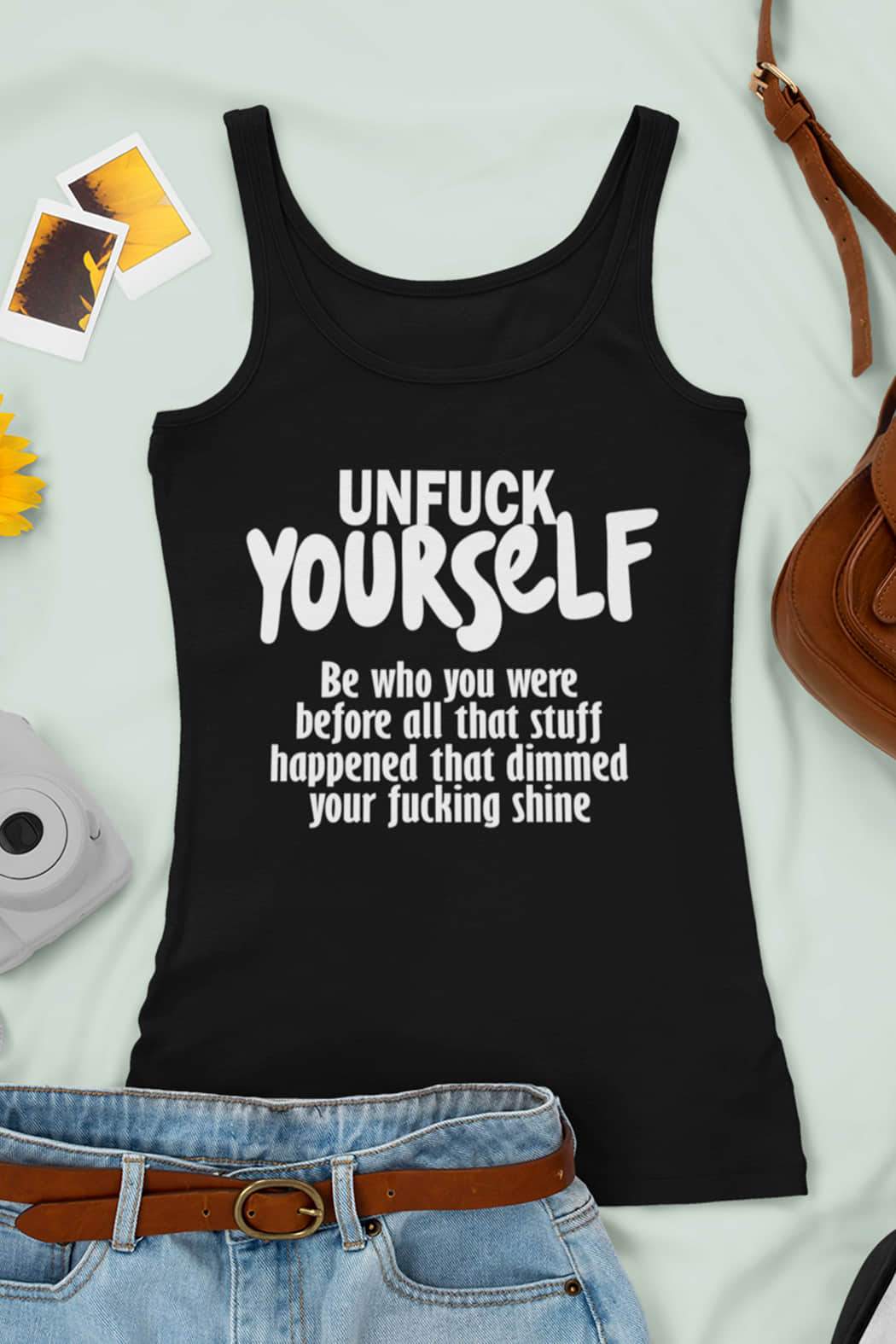 "Be Who You Were" Tank Top