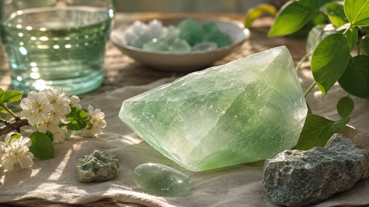 Green Calcite crystal