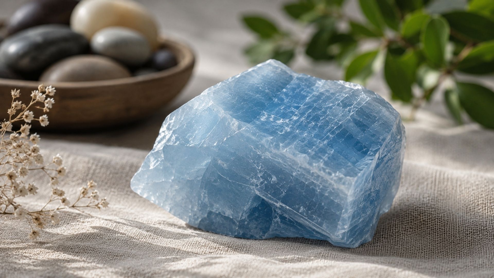 Blue Calcite: Meaning, Properties, and Emotional Healing Benefits