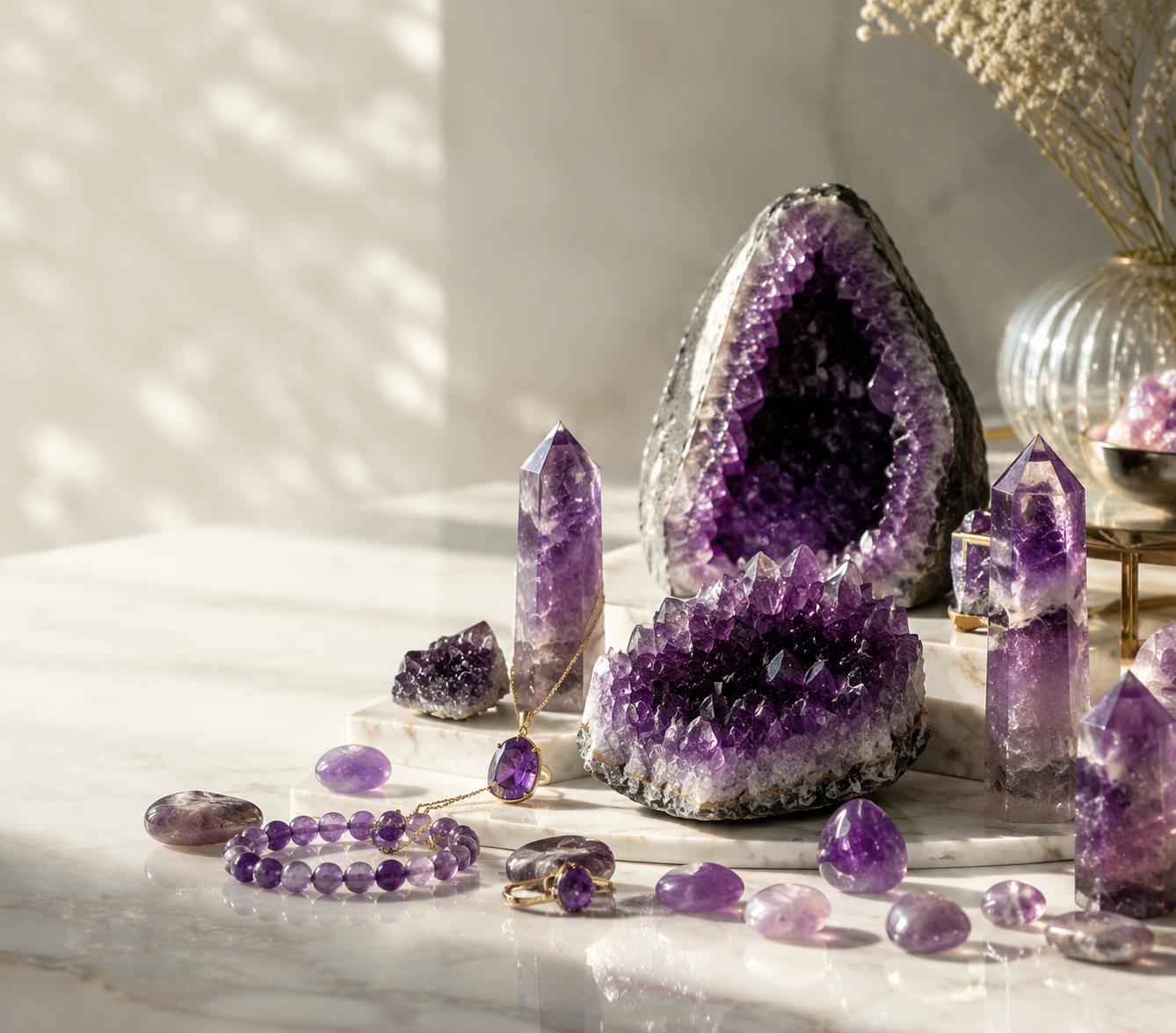 Amethyst Crystals Types