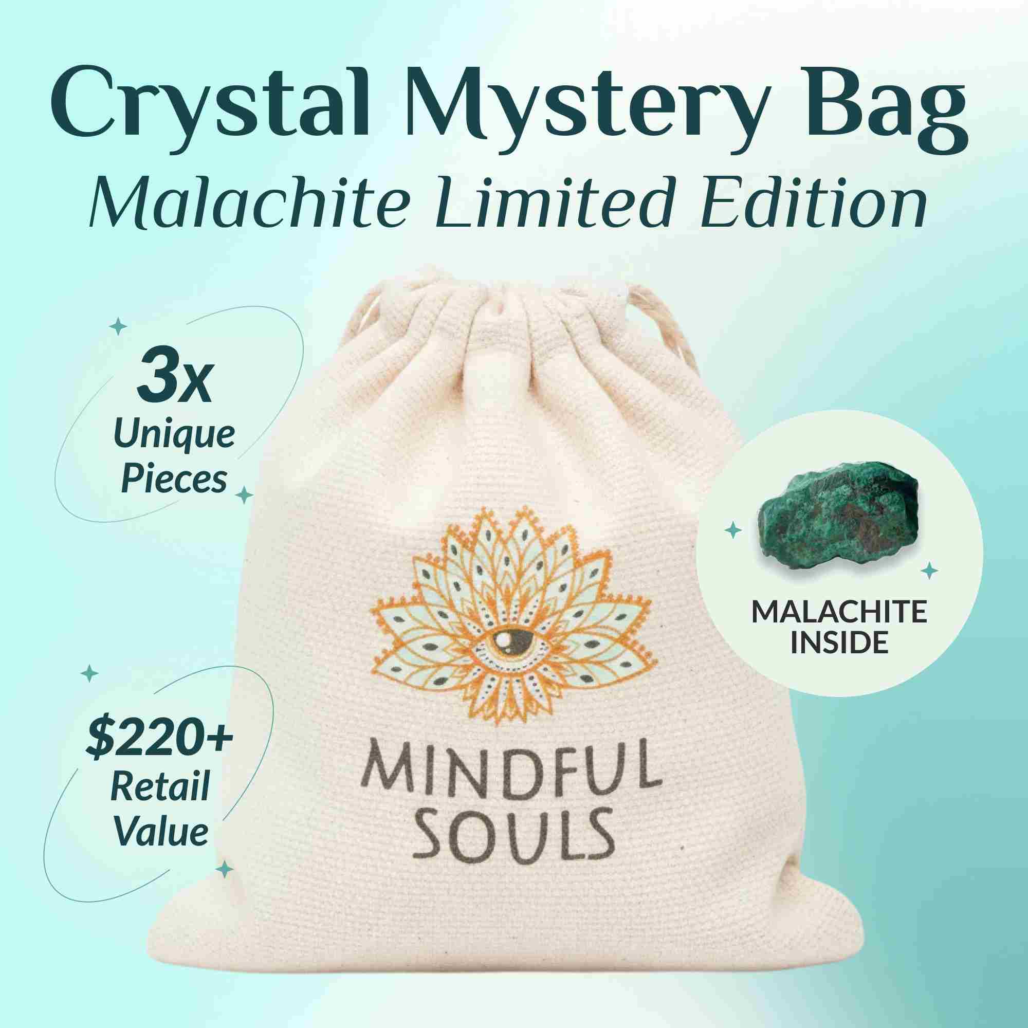 Crystal Mystery Bag - MALACHITE EDITION