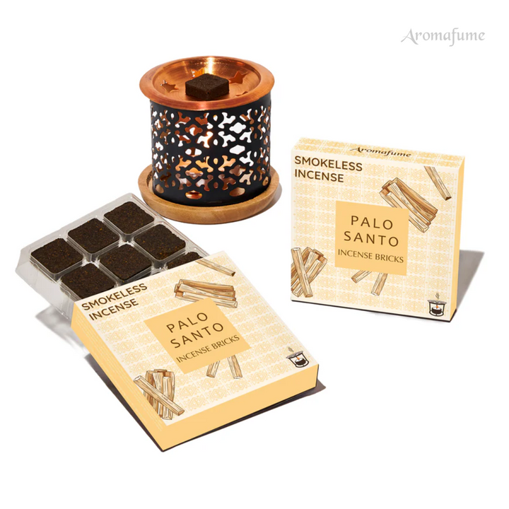 Palo Santo Incense Bricks and Burner Set