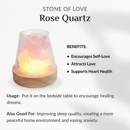 Raw Gemstone Essential Oil Diffuser With Light