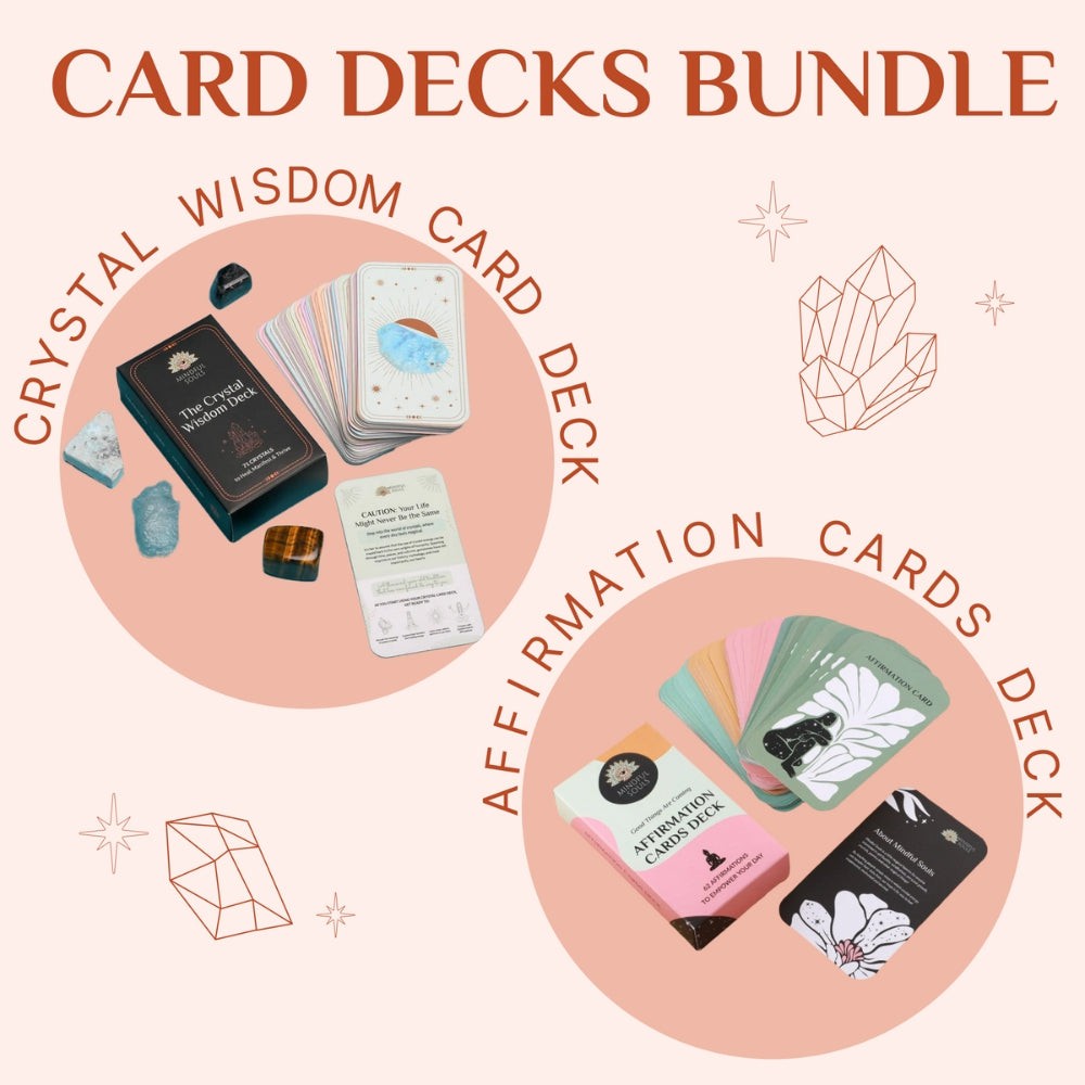 Affirmations & Crystal Card Decks Bundle