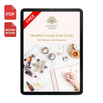 First Altar Crystal Set + FREE Mindful Crystal Grid Guide eBook