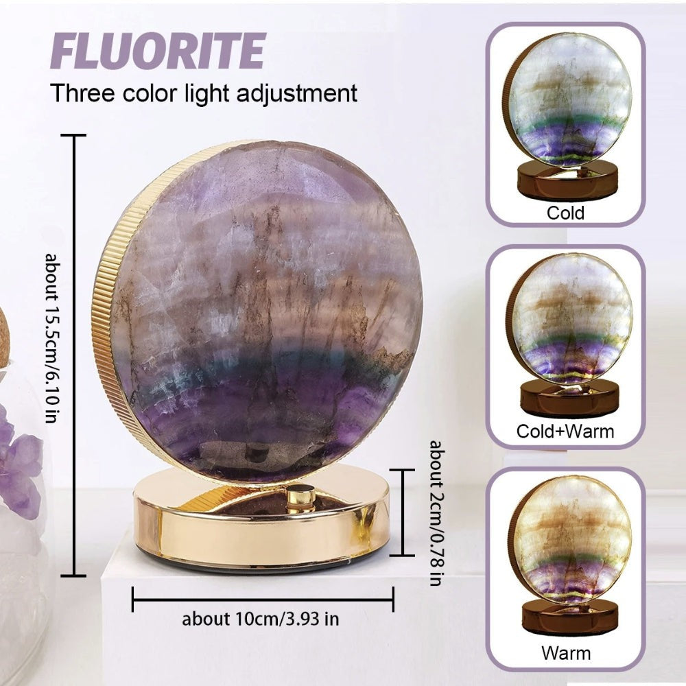 Elegant Round Crystal Nightlight Lamp