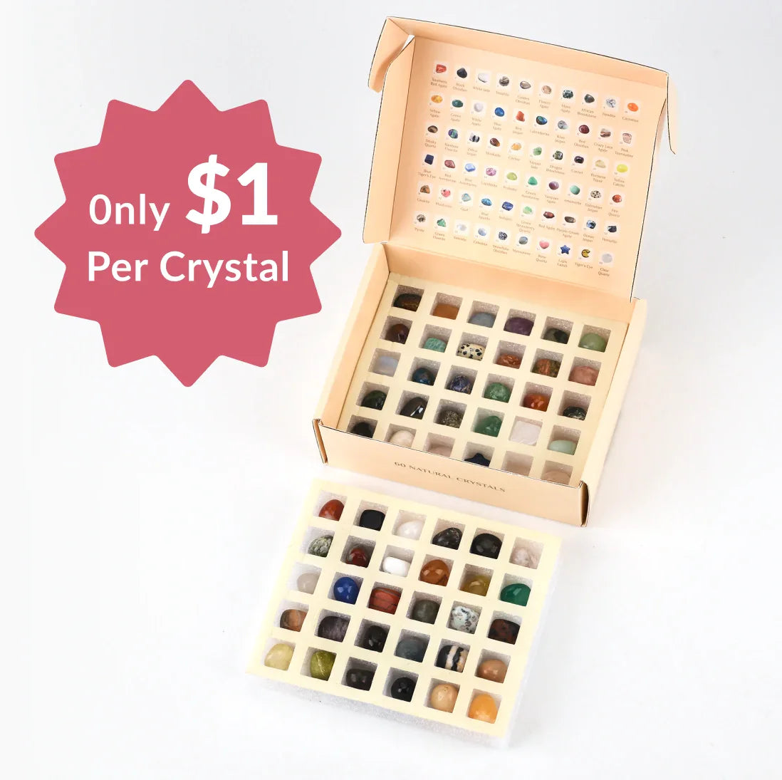 Crystal Mystery Pick - 60 Crystals for $60