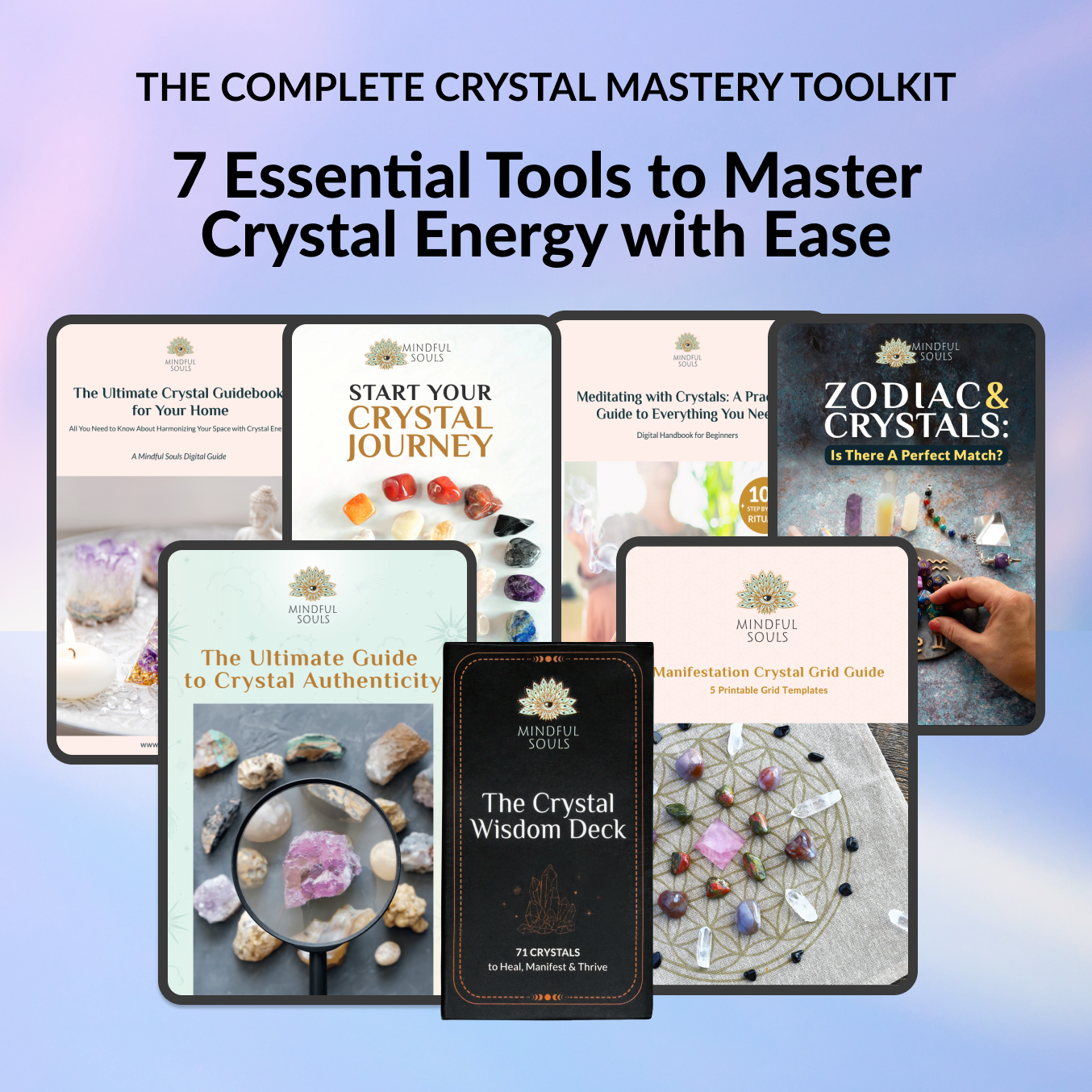 The Complete Crystal Mastery Toolkit + Crystal Wisdom Deck