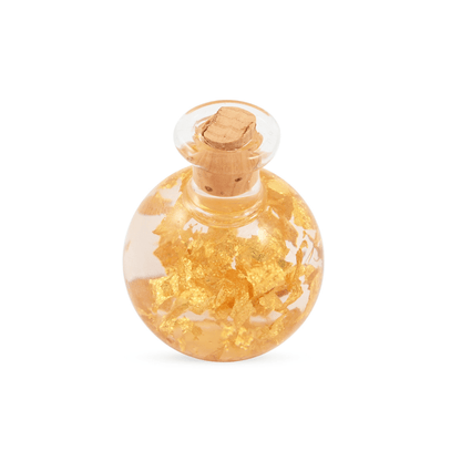 Wealth & Prosperity Gold Bottle – 22K Gold Flakes