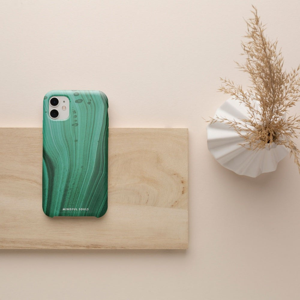 Green Malachite Flow Phone Case