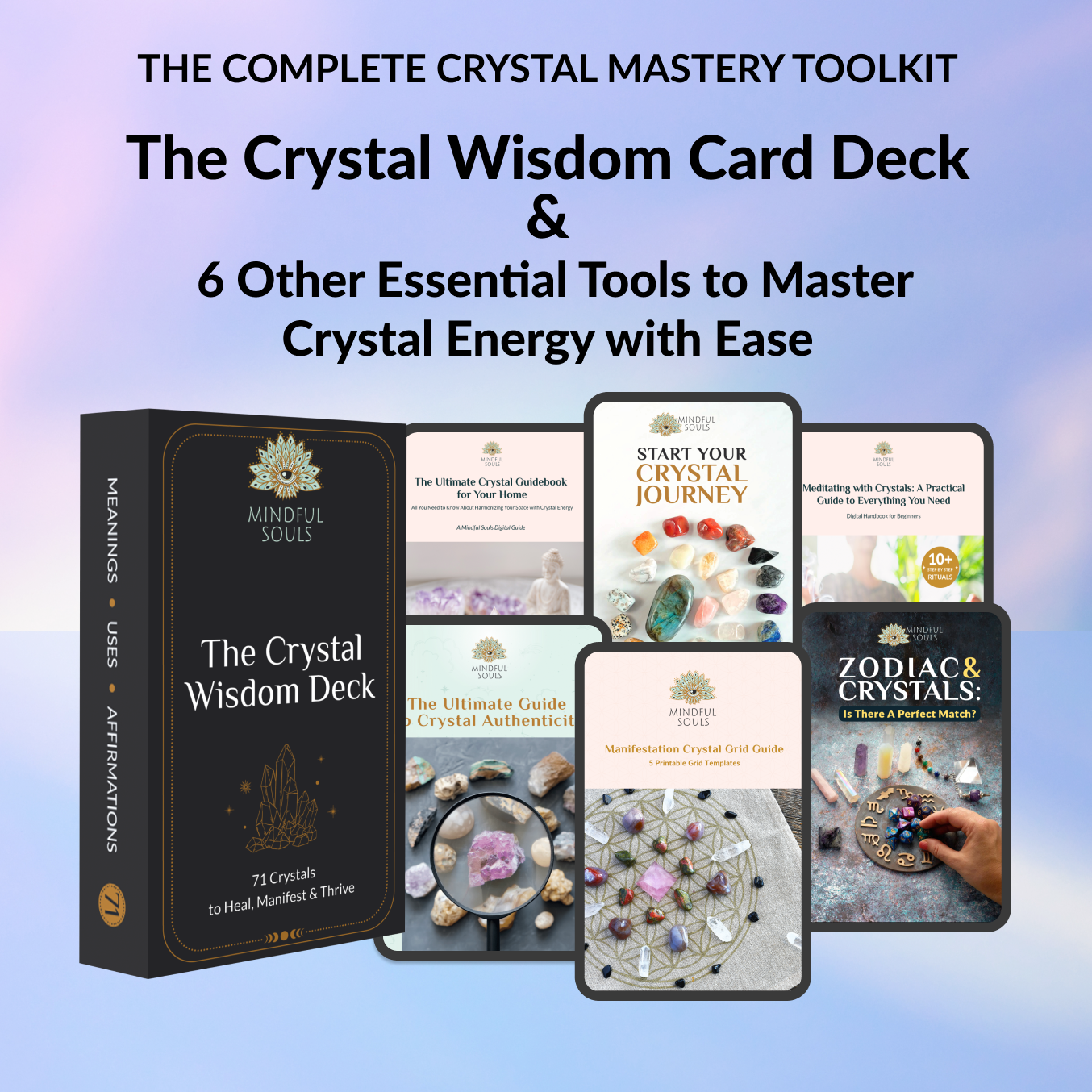 Crystal Wisdom Card Deck & The Complete Crystal Mastery Toolkit