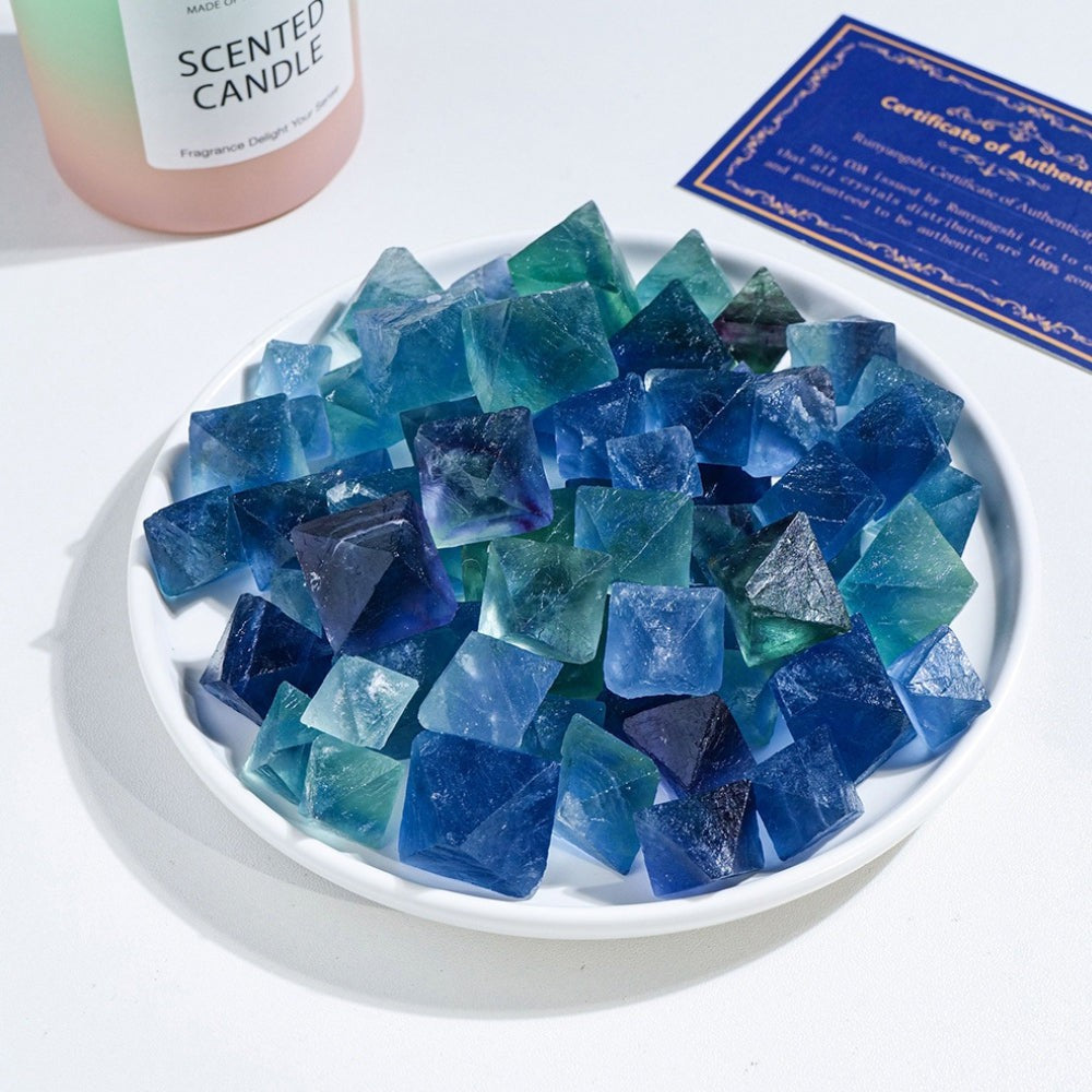 Natural Blue Fluorite Stones