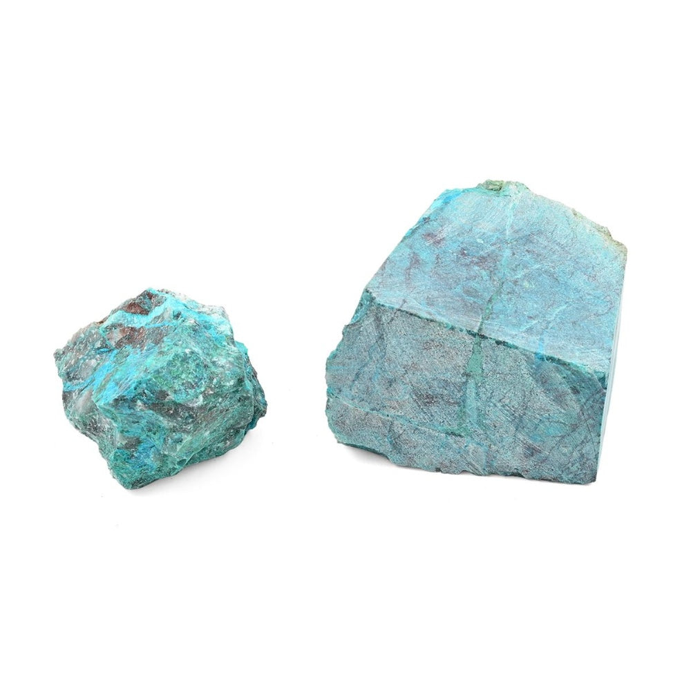 Natural Blue Raw Chrysocolla Stones