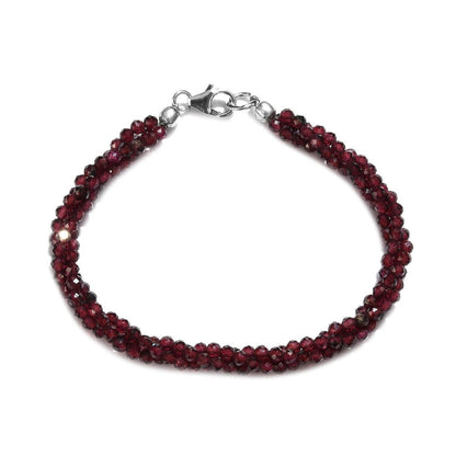 Orissa Rhodolite Garnet Beaded Bracelet