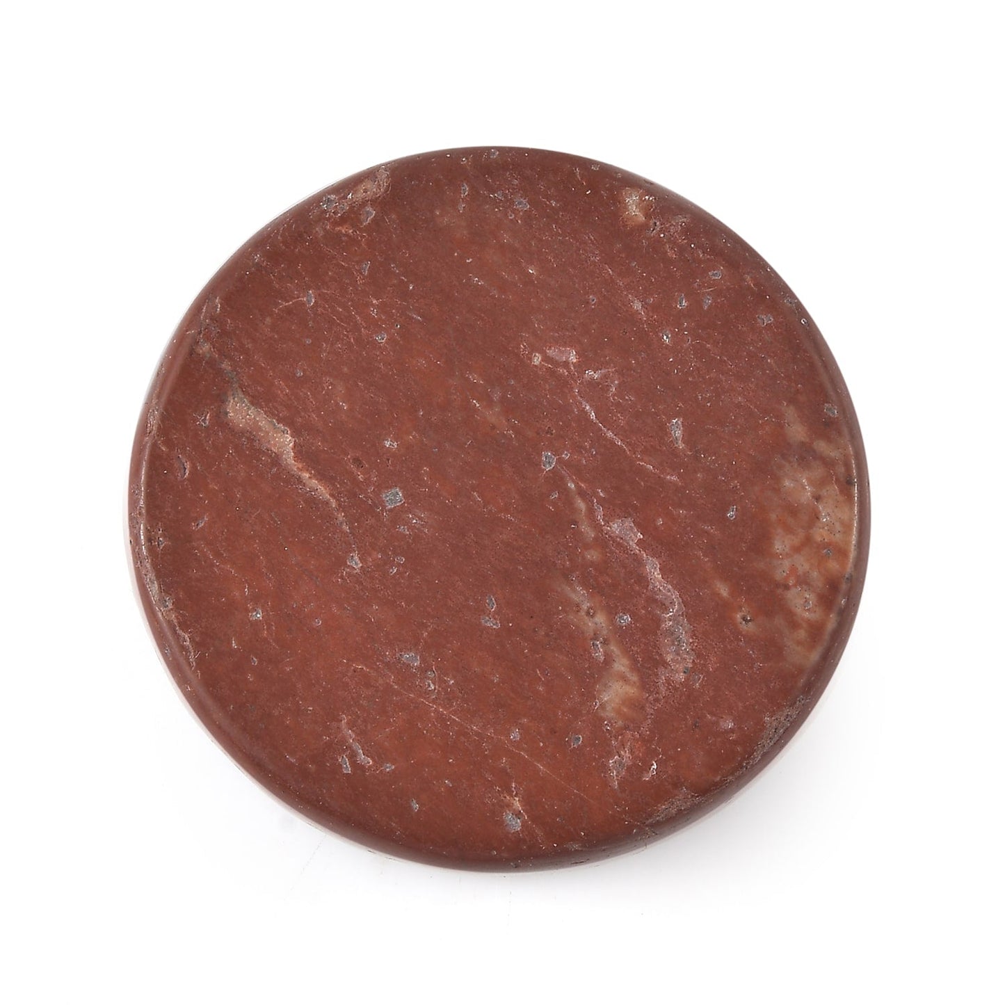 Red Jasper Circle Crystal – Centered in Strength & Stability