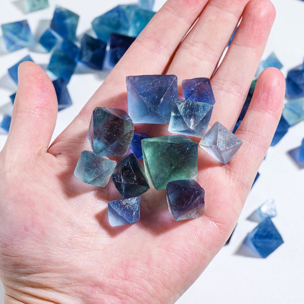 Natural Blue Fluorite Stones