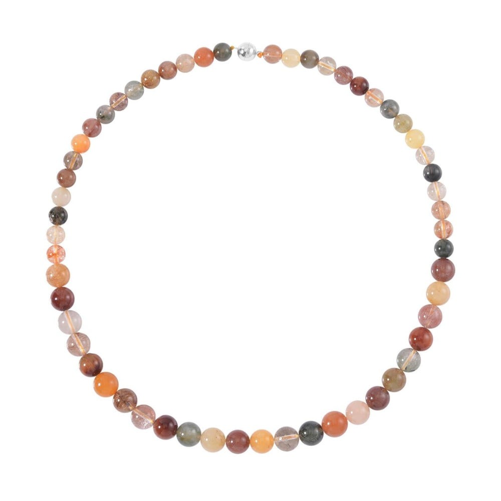 Unique Multi Gemstone Bead Necklace