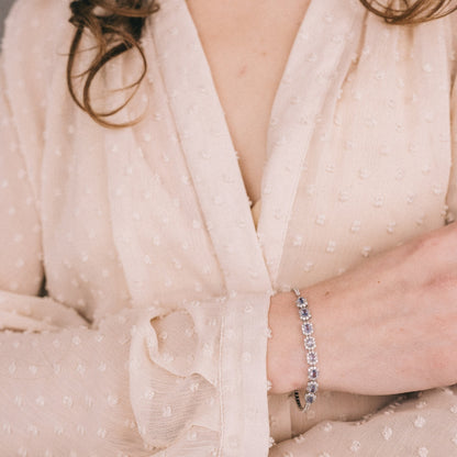 Elegant Blue Sapphire Bracelet