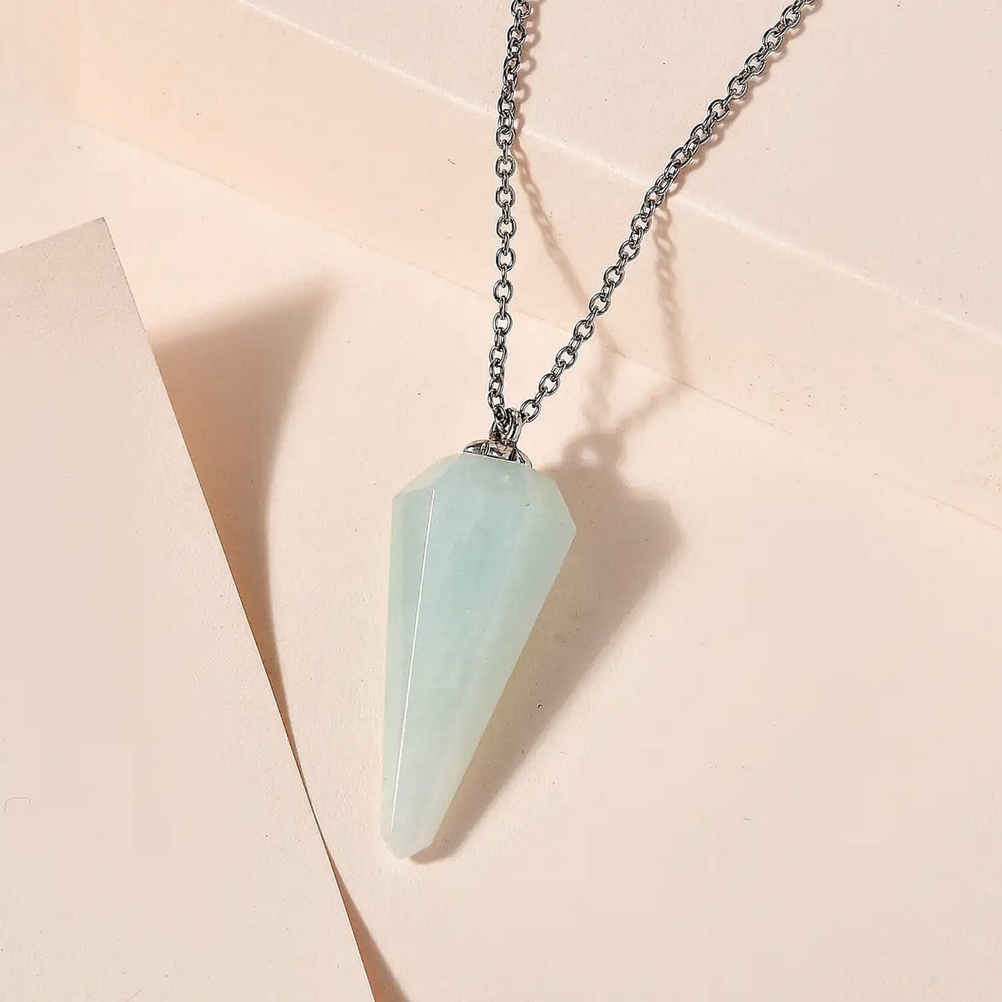 Karis Amazonite Fancy Pendant Necklace