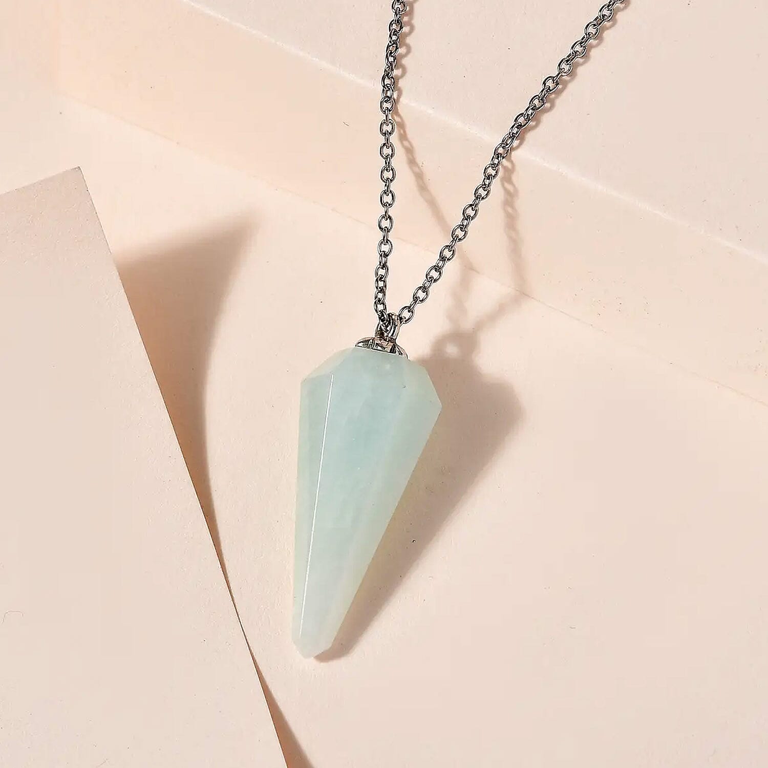 Karis Amazonite Fancy Pendant Necklace