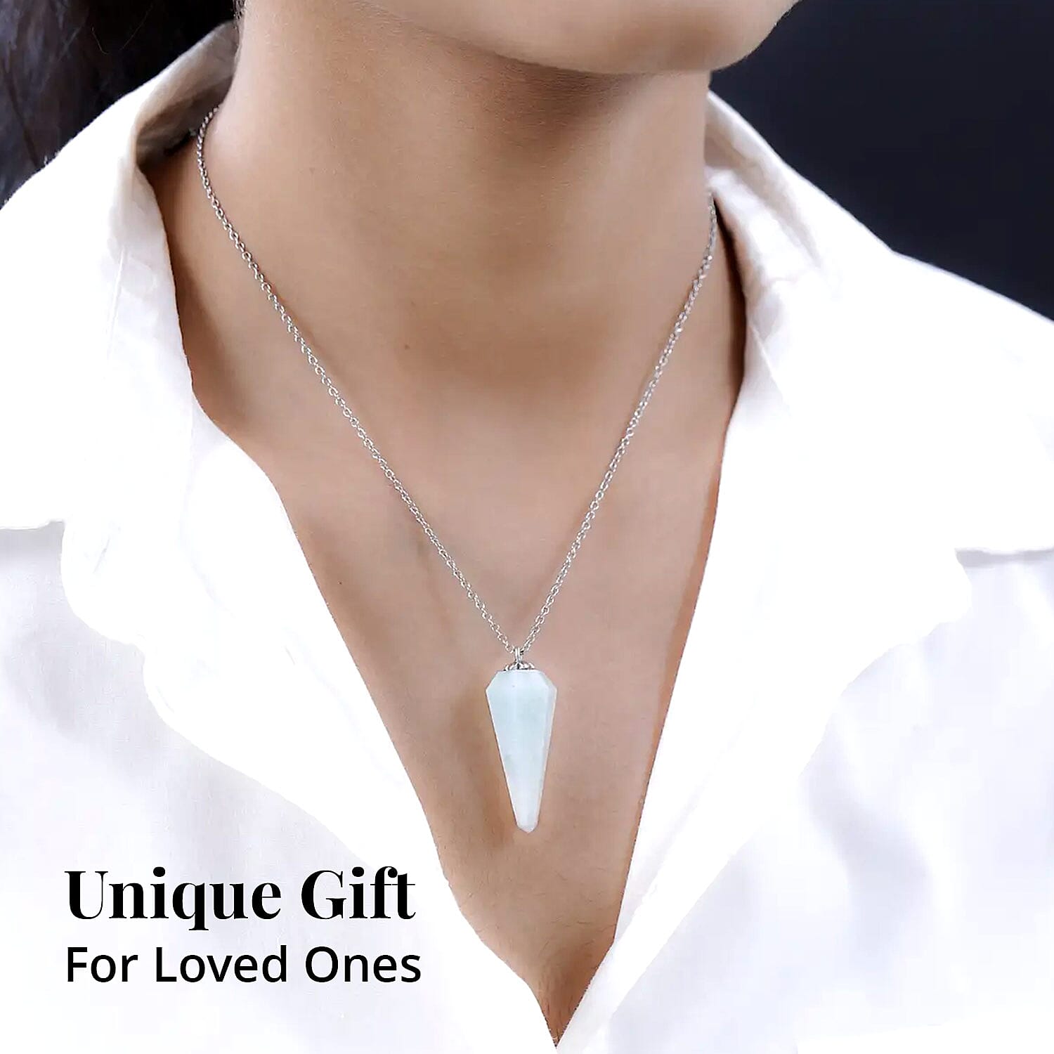 Karis Amazonite Fancy Pendant Necklace