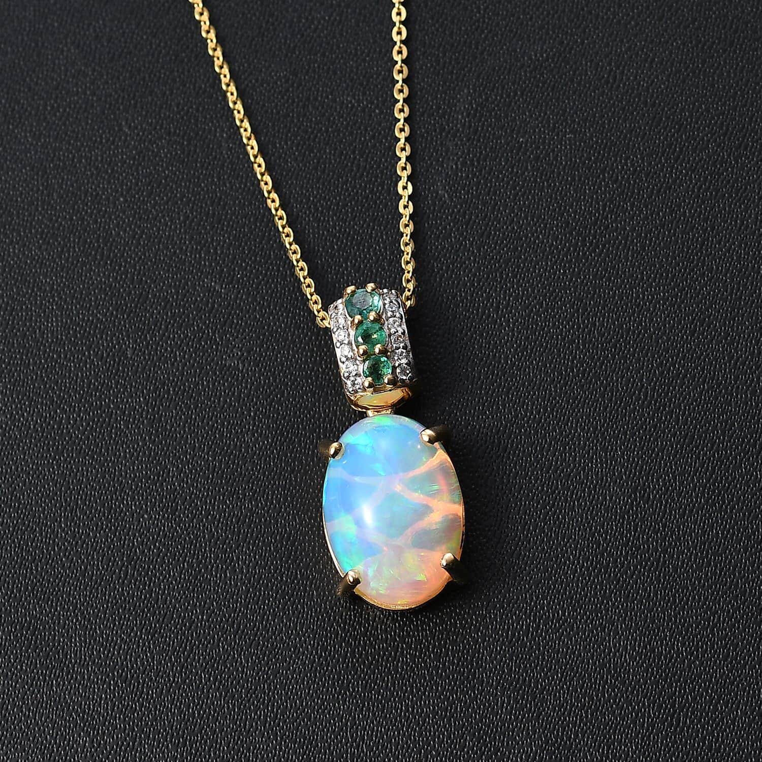 Multi Gemstone Pendant Necklace