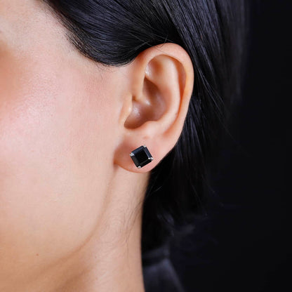 Set of 3 Thai Black Spinel Earrings