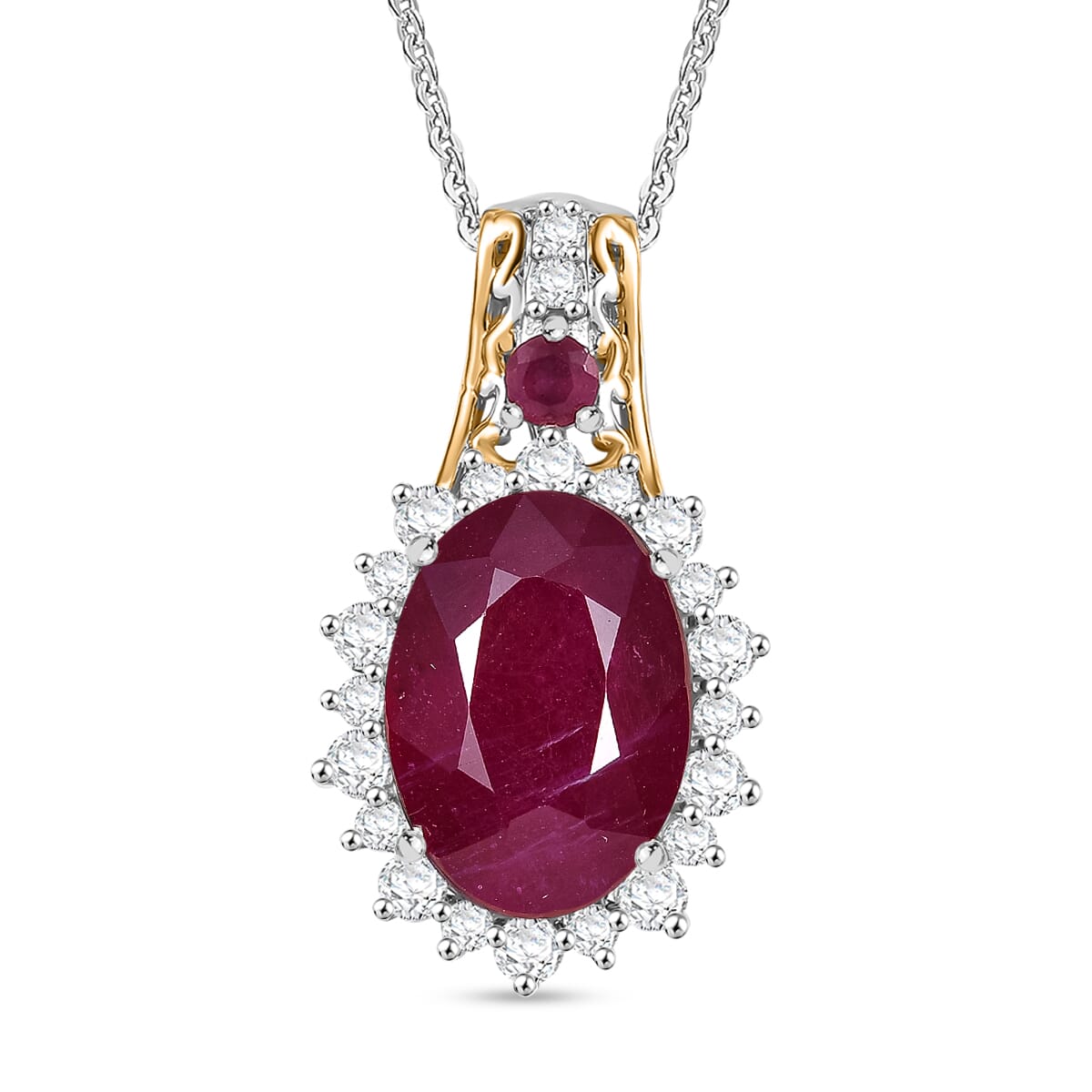 Niassa Ruby Halo Necklace – A Crystal for Drive & Direction