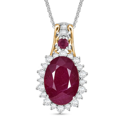 Niassa Ruby Halo Necklace – A Crystal for Drive & Direction