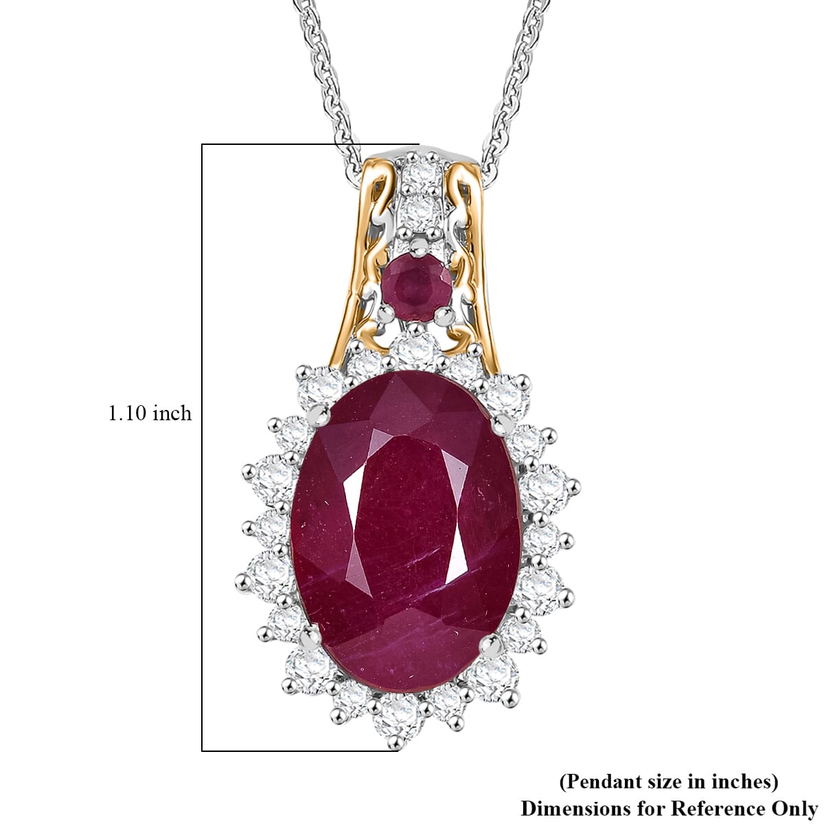 Niassa Ruby Halo Necklace – A Crystal for Drive & Direction