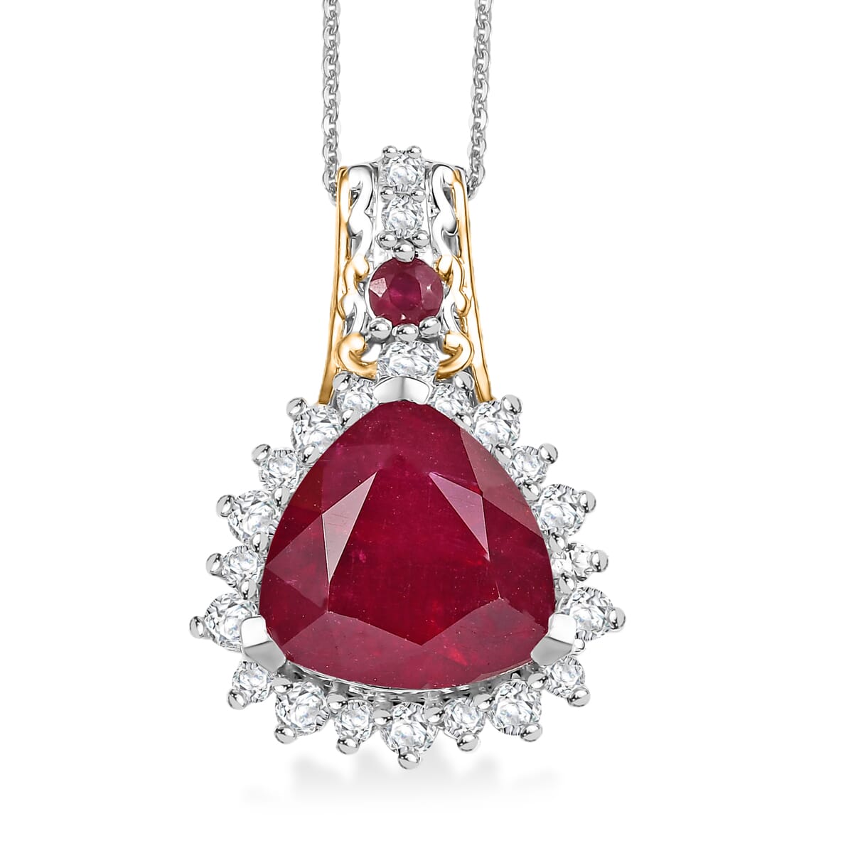 Niassa Ruby Halo Necklace – A Crystal for Drive & Direction