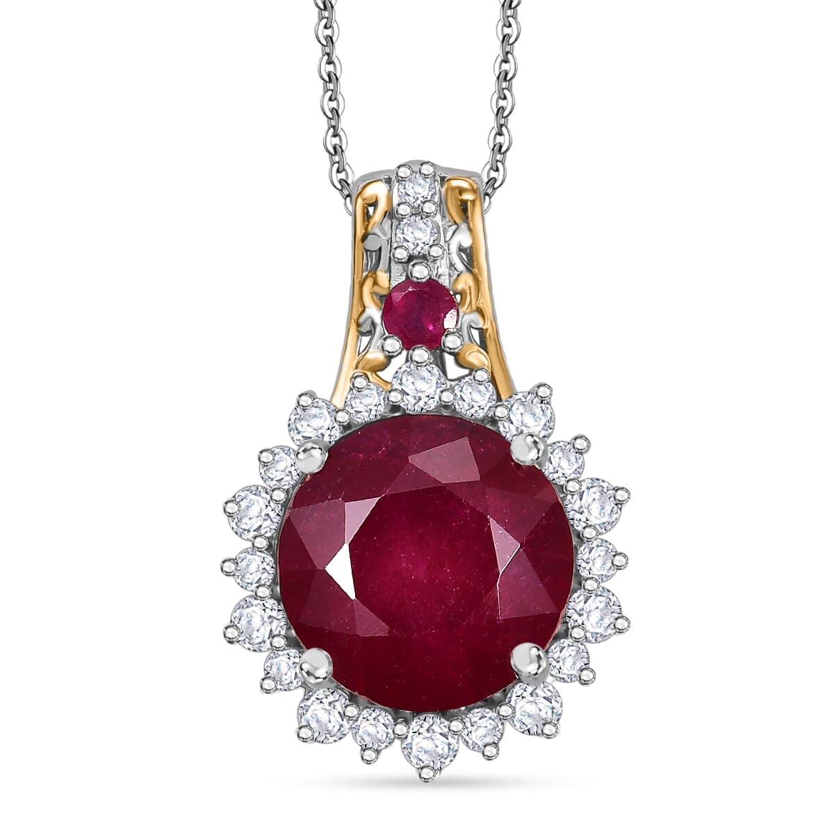Niassa Ruby Halo Necklace – A Crystal for Drive & Direction