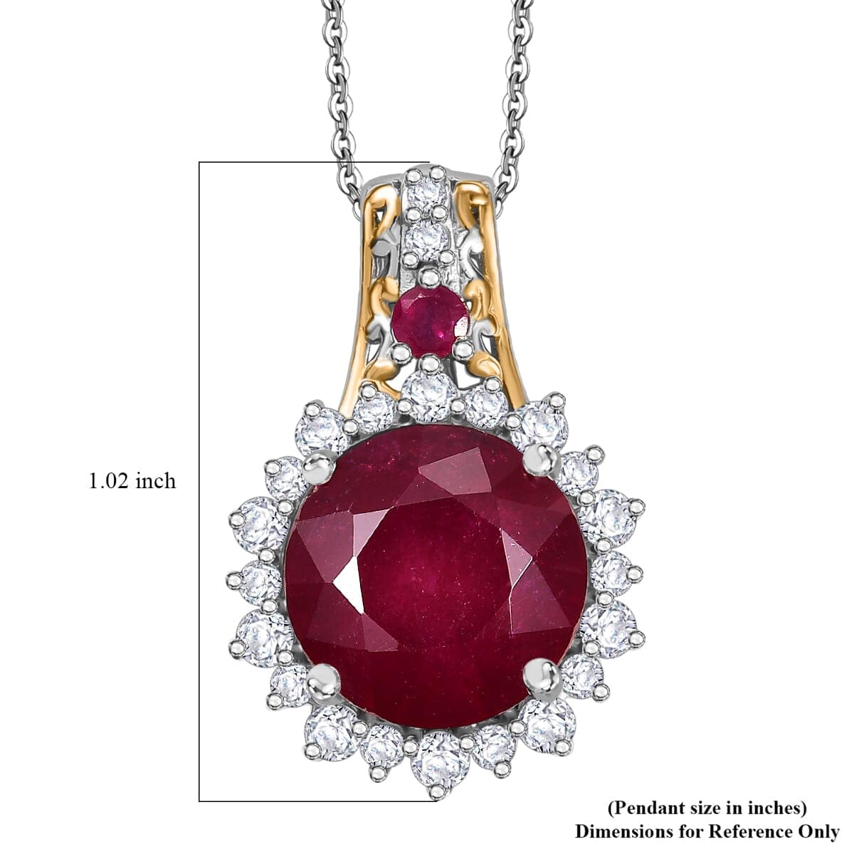 Niassa Ruby Halo Necklace – A Crystal for Drive & Direction