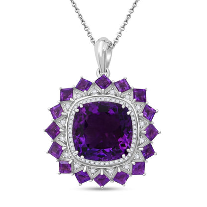 White Zircon Floral Necklace – Flourish with Calm and Clarity