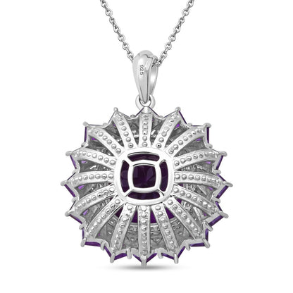 White Zircon Floral Necklace – Flourish with Calm and Clarity