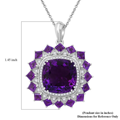 White Zircon Floral Necklace – Flourish with Calm and Clarity