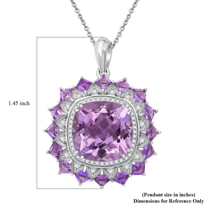 White Zircon Floral Necklace – Flourish with Calm and Clarity