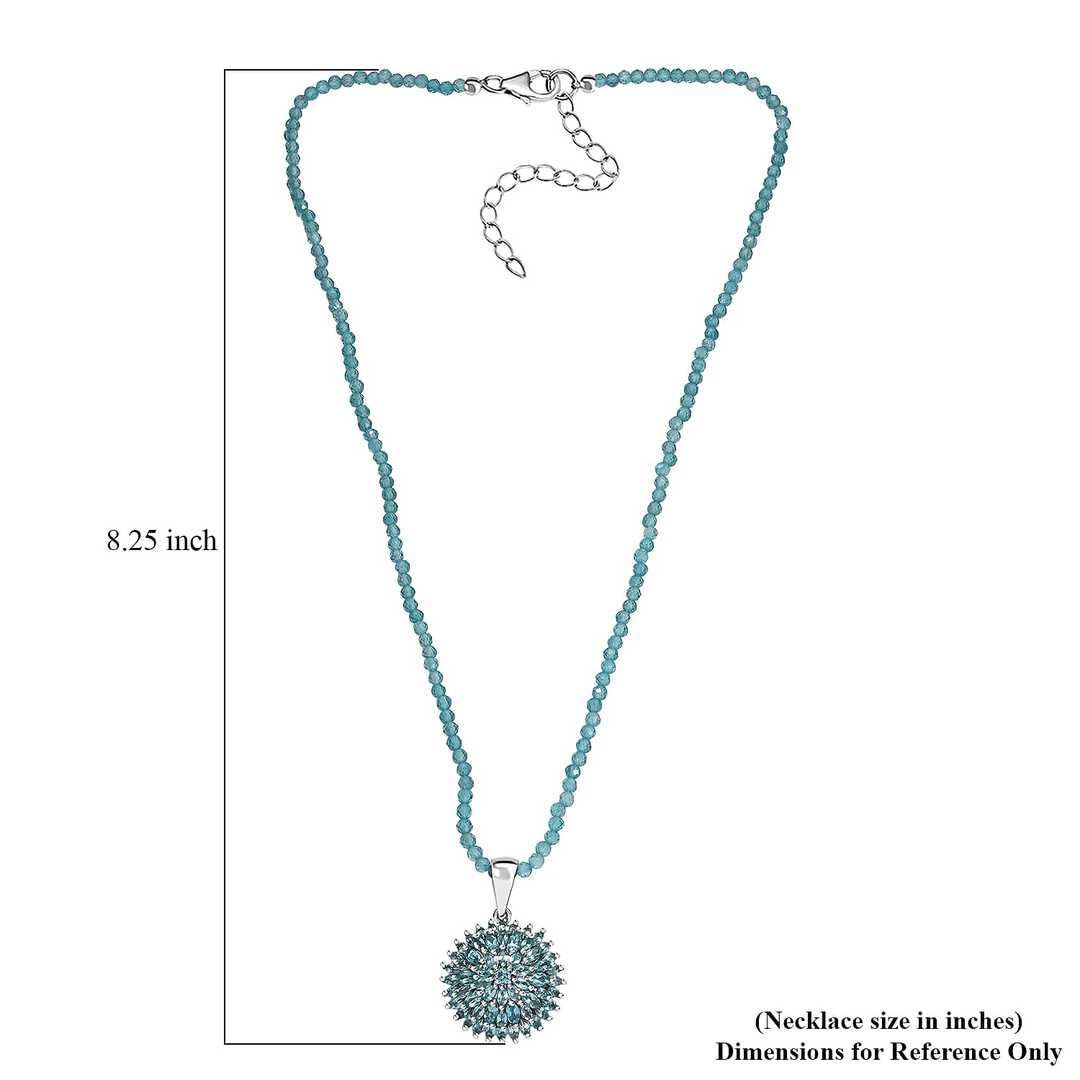 Chrysanthemum Flower Pendant Necklace in Sterling Silver
