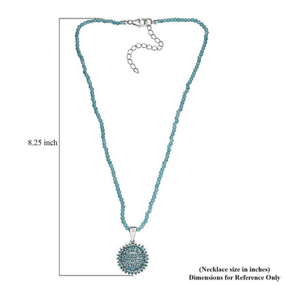 Chrysanthemum Flower Pendant Necklace in Sterling Silver