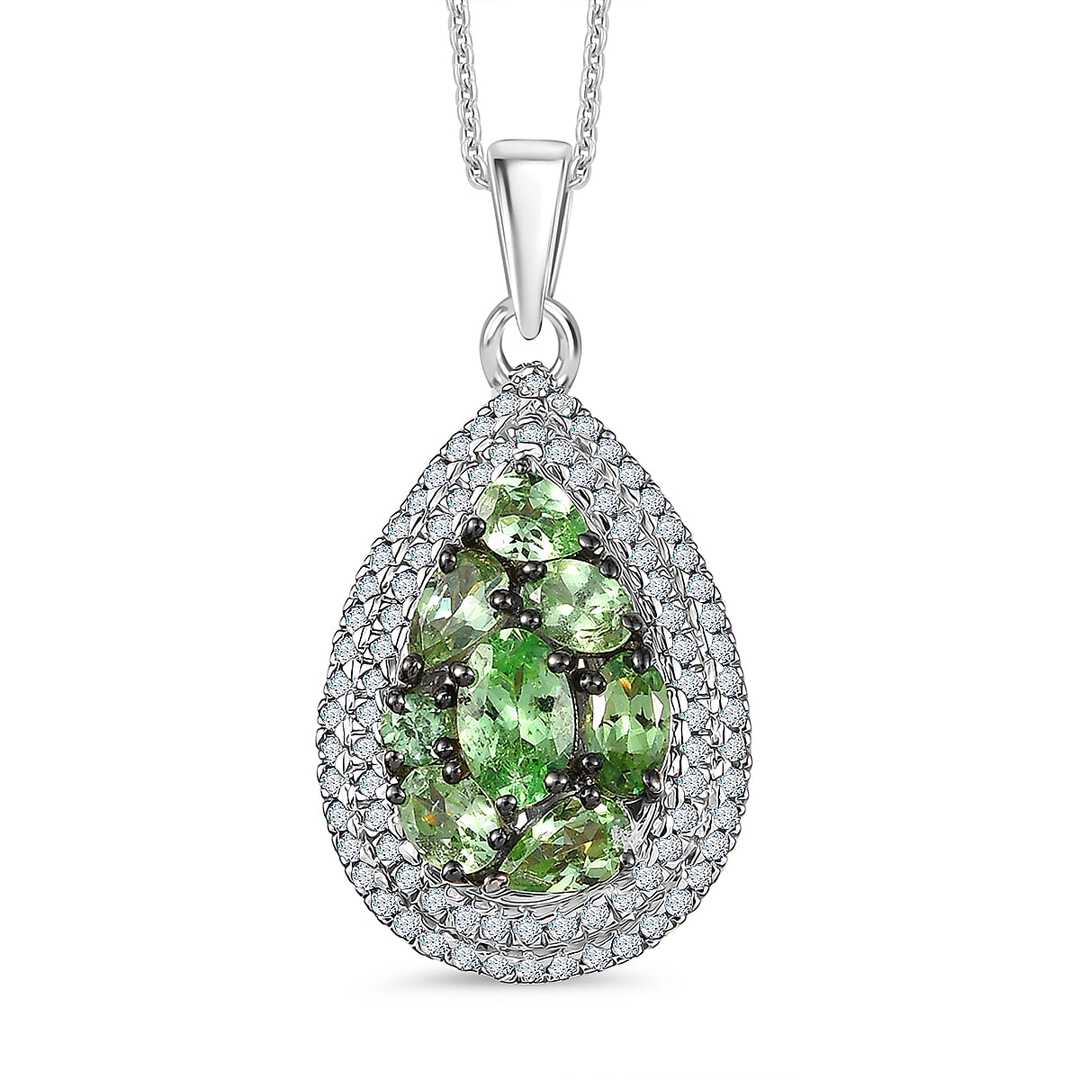 Crown Cluster Pendant Necklace