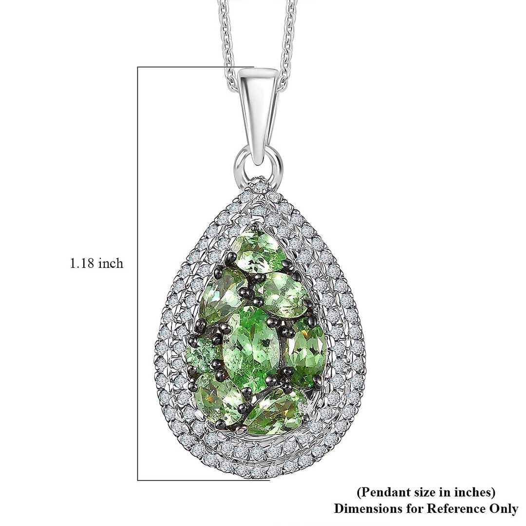 Crown Cluster Pendant Necklace