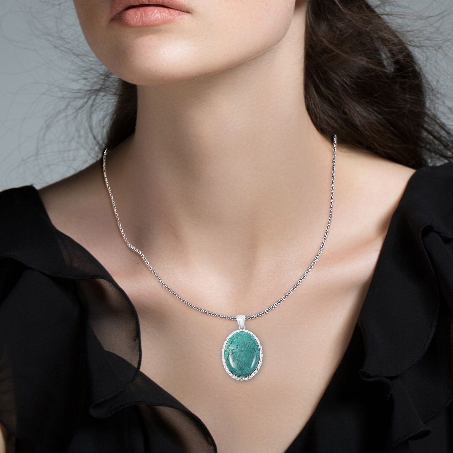 Oval Crystal Necklace – When You Need to Move Forward