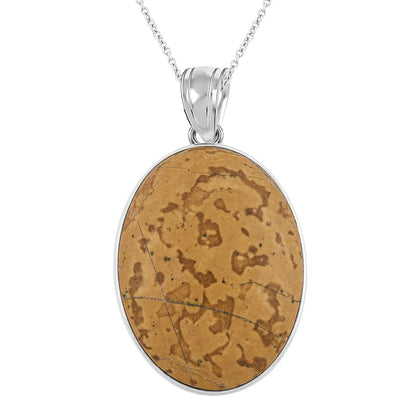Oval Gemstone Necklace – A Boost of Emotional Healing