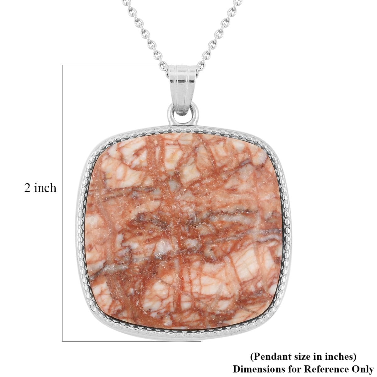 Pink Spiderweb Jasper Necklace – For the Freedom to Express Yourself