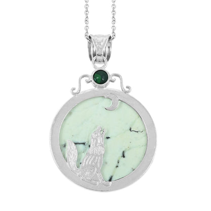 Coyote Moon Crystal Necklace – For Lunar Energy & Bold Intuition