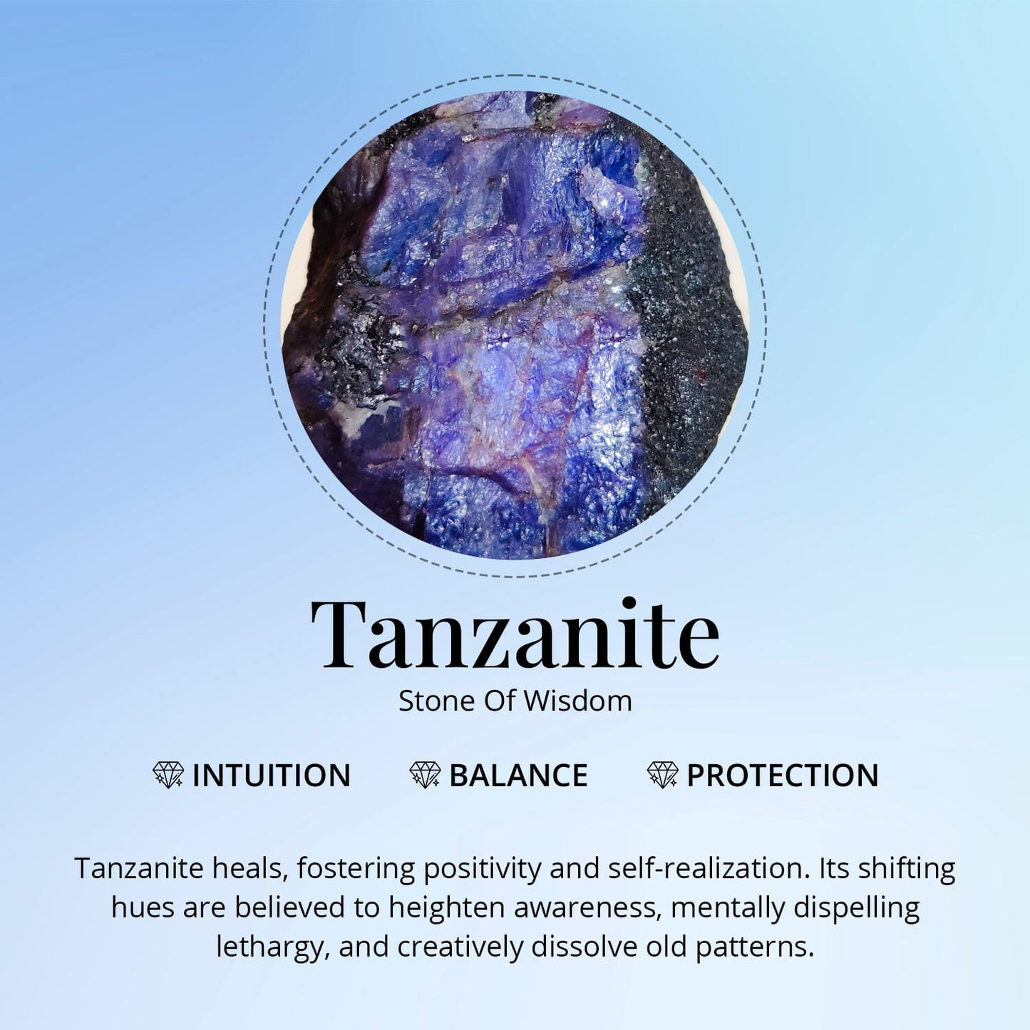 DJOY Tanzanite & White Zircon Blue Dahlia Flower Pendant Necklace – A Bloom of Elegant Beauty