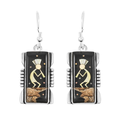 Santa Fe Style Kokopelli Pendant & Earrings Set – A Symbol of Southwestern Spirit
