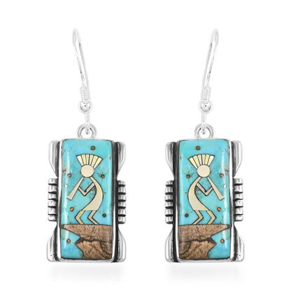 Santa Fe Style Kokopelli Pendant & Earrings Set – A Symbol of Southwestern Spirit